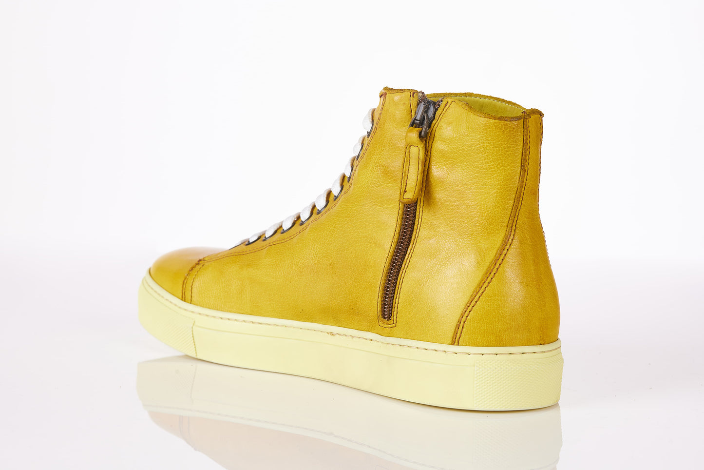 Sneakers alta in Bufalina Limone 🍋